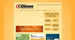 Desktop Screenshot of citizenscu.com